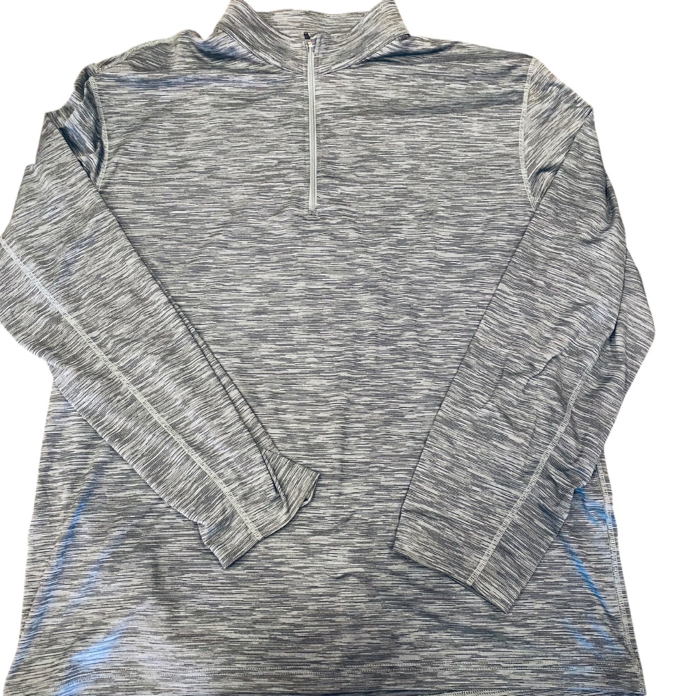 Men’s Dunning Golf Striped 1/4 Zip-Up Jacket Sz XXXL